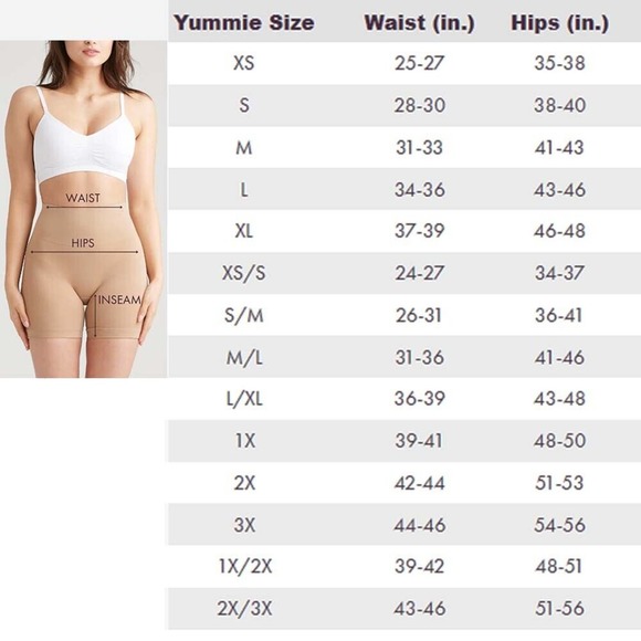 Yummie Nici Shaping Briefs Size L/XL Seamless Black Tummy Shaping Panty - Picture 10 of 10